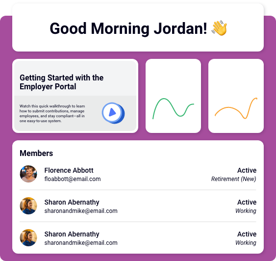 Employer Portal analytics Dashboard by Union Dev